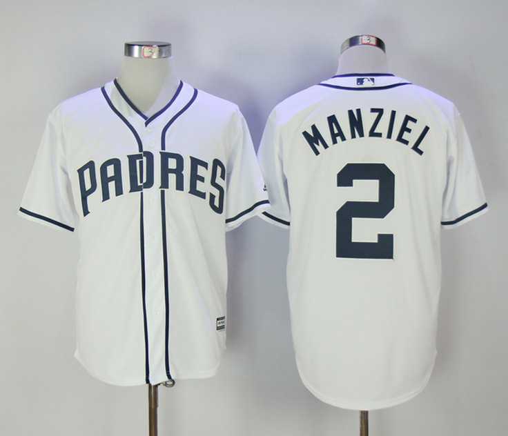 San Diego Padres #2 Johnny Manziel White New Cool Base Stitched Jersey,We sell and wholesale San Diego Padres #2 Johnny Manziel White New Cool Base Stitched Jersey on line form chian!